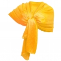 Mustard Yellow Silk Scarf Shawl Foulard Shrug Stole Wedding Ceremony