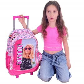 Barbie Backpack Trolley Large Elementary School