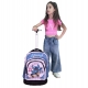 Sonic the Hedgehog Large Backpack With Wheels Trolley 34 liters Boys School
