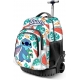 Disney Stitch Large Backpack With Wheels Trolley GTS 33 Liters Girl School