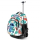 Disney Stitch Large Backpack With Wheels Trolley GTS 33 Liters Girl School