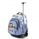 Disney Stitch Frog Large Backpack With Wheels Trolley GTS 33 Liters Girl School
