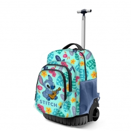 Disney Stitch Chitarra Grande Zaino Con Ruote Trolley GTS 33 litri Ragazza Scuola