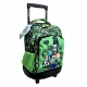 Minecraft Grande Zaino Trolley con Ruote Scuola Elementare Bambino Ragazzo