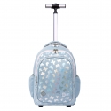 ST.Right Silver Butterflies Zaino Trolley Grande Scuola Elementare Media Ragazza