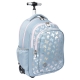 ST.Right Pink Butterflies Zaino Trolley Grande Scuola Elementare Media Ragazza