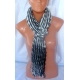 Pashmina Scarf Man & Woman patterned coton duble colors
