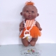 Pepote PEPOTES Doll 28cm Opens Closes Eyes Scented Mini Reborn