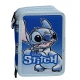 Stitch and Angel Large Trolley Backpack with Wheels for Elementary School Girls