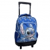 Disney Stitch Large Trolley Backpack with Wheels for Elementary School Girls