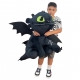 Dragon Trainer III Sdentato Furia Buia 80cm Peluche Grande Soft Plush Size XL