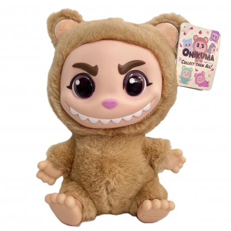 Onikuma Plush Doll 25cm Sitting Monster PVC Face