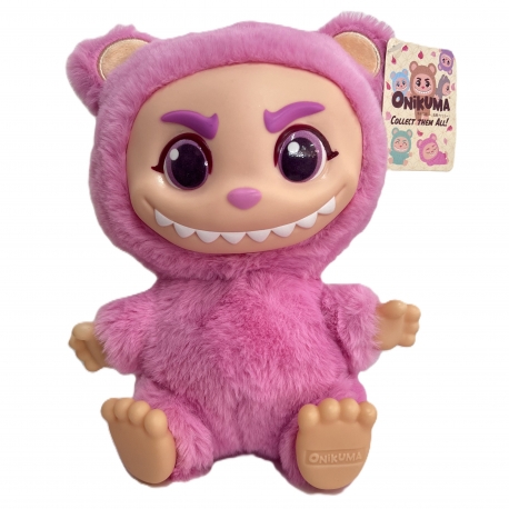 Onikuma Plush Doll 25cm Sitting Monster PVC Face