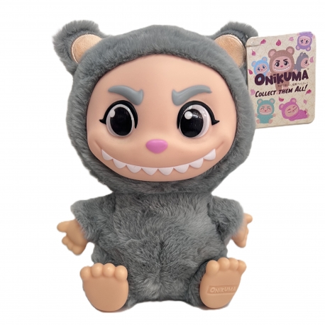 Onikuma Plush Doll 25cm Sitting Monster PVC Face