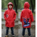 Spiderman Marvel Giacca Parapioggia Impermeabile 4-9anni Bambino Rosso Poncho