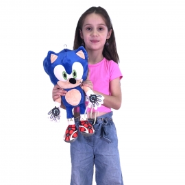 Sonic The Hedgehog Peluche 40 cm Riccio Blu Originale Ragazzi Bambini da 0+