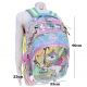 Footy Unicorno Blu Led Gran Zaino Trolley Scuola Elementare per Bambina Ragazza