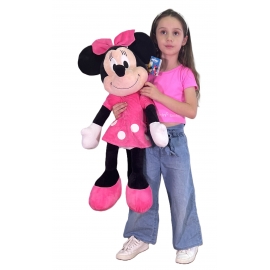 Peluche Disney Minnie Classica 65 cm Rosa Glitter Originale Ragazza Bambina