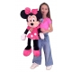 Peluche Disney Minnie Classica 65 cm Rosa Glitter Originale Ragazza Bambina