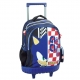 Sonic The Hedgehog Grande Zaino Con Ruote Trolley 34 litri Ragazzi Scuola