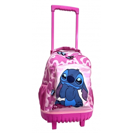 Disney Stitch Grande Zaino Trolley con Ruote Scuola Elementare Bambina Ragazza