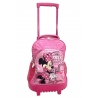 Disney Minnie Mouse Grande Zaino Trolley con Ruote Scuola Elementare Bambina Ragazza