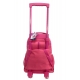 Disney Stitch Large Trolley Backpack with Wheels for Elementary School Girls