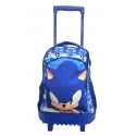 Sonic Grande Zaino Con Ruote Trolley 30 litri Ragazzi ScuolaScuola