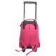 Capybara Blu Large Trolley Backpack with Wheels for Elementary School Girls