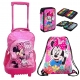Disney Stitch Triste Grande Zaino Trolley con Ruote Scuola Elementare Bambina Ragazza