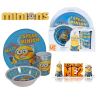 MInions set 3pezzi colazione pranzo merenda set breakfast bambini piatto 
