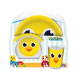 Gattino set 3pezzi colazione pranzo merenda set breakfast bambini piatto 