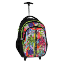PASO zaino Trolley,scuola elementare media 47x30x20cm unisex ragazza Love 