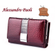 shiny wallet Alessandro Paoli Woman Purse genuine leather 12 cards cards