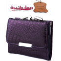 shiny wallet mini MONEY Jennifer Jones Woman Purse genuine leather cards