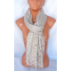 new Elegante SCIARPA STOLA Foulard con pizzo,Donna coprispalle cotone