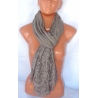 new Elegante SCIARPA STOLA Foulard con pizzo,Donna coprispalle cotone