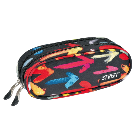 Two zippered pencil case ST.REET PIXELS school original