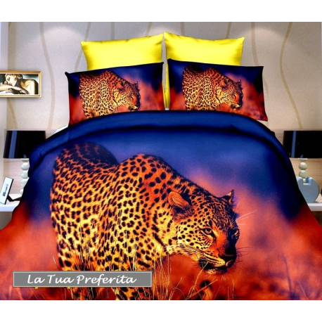 3D set of sheets single bed DUVET COVER 160x200cm Cotton World