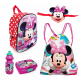 Minnie Mouse Disney Duo Reversible Set 6 pieces Schoolbag Backpack 3D school kindergarten