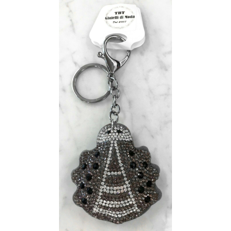 Small Ladybug Keychain, Soft Pendant for Bag or Backpack