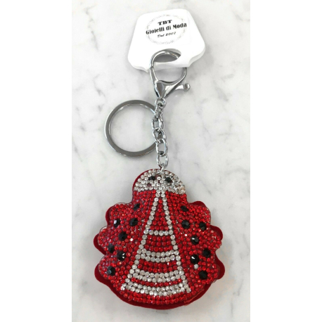 Small Ladybug Keychain, Soft Pendant for Bag or Backpack