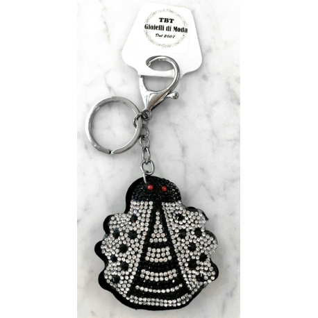 Small Ladybug Keychain, Soft Pendant for Bag or Backpack