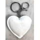 Double Heart Inside Keychain 3D Brilliant, pendant Bag Backpack