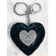 Double Heart Inside Keychain 3D Brilliant, pendant Bag Backpack