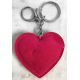 Double Heart Inside Keychain 3D Brilliant, pendant Bag Backpack