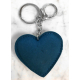 Double Heart Inside Keychain 3D Brilliant, pendant Bag Backpack