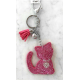 Small Cat Keychain, Soft Pendant for Bag or Backpack