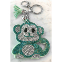Monkey Monkey Keychain, Soft Pendant for Bag Women's Backpack green