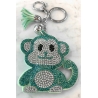 Monkey Monkey Keychain, Soft Pendant for Bag Women's Backpack green